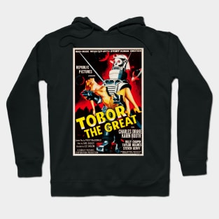 TOBOR THE GREAT Classic Hollywood Sci Fi Retro Movie Hoodie